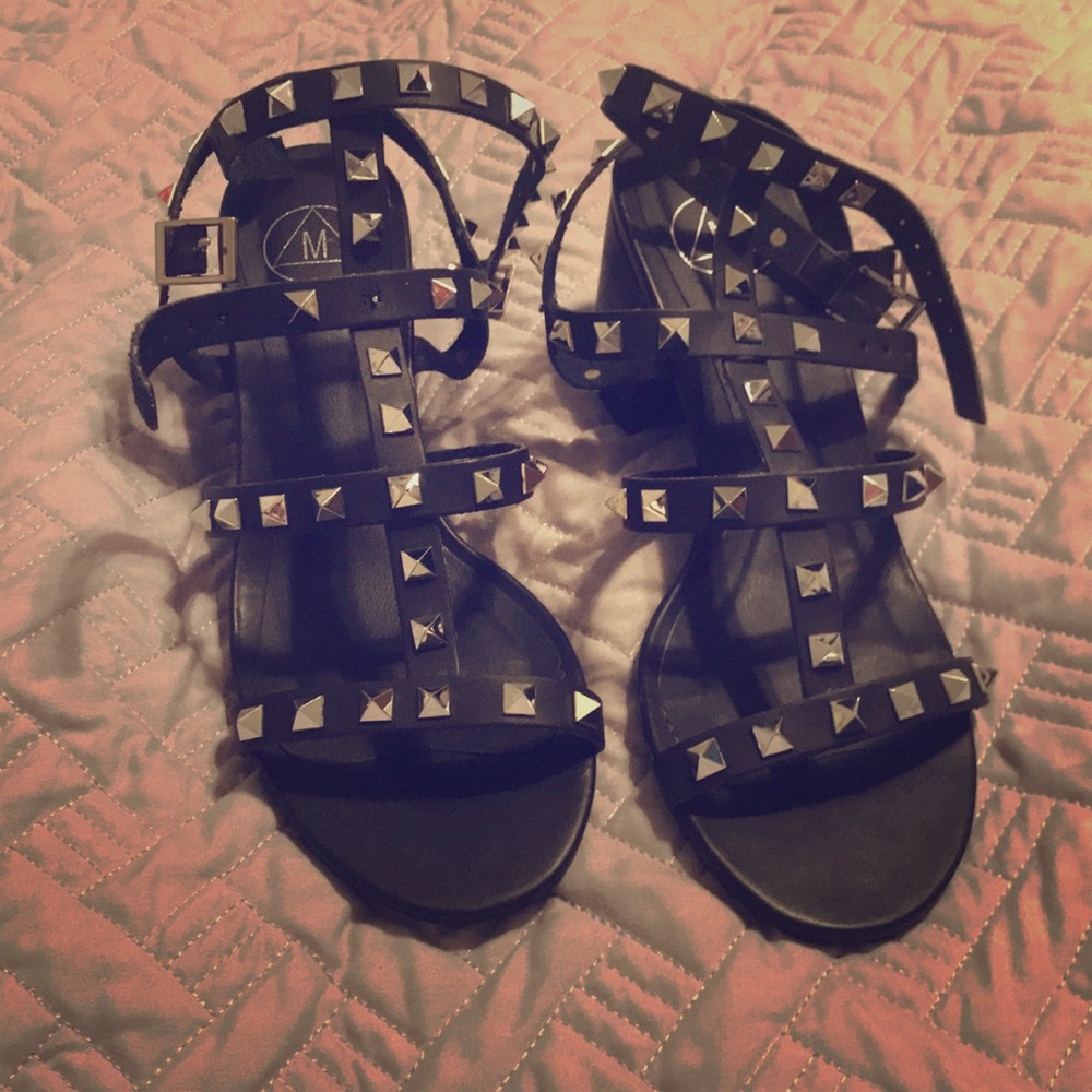 Studded Strappy Sandals